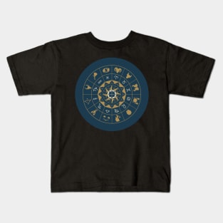 Astrology Wheel Kids T-Shirt